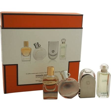 hermes ladies mini coffret gift set|Hermes mini perfume set.